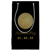 Vollmond, Halloween-Party Kleine Geschenktasche Geschenktüte (Vorderseite)