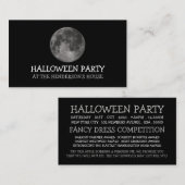 Vollmond, Halloween-Party Ticket Einladung (Vorne/Hinten)