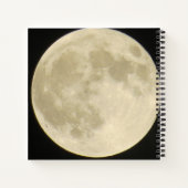 Vollmond-Hardcover-Journal Notizblock (Rückseite)