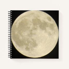 Vollmond-Hardcover-Journal Notizblock