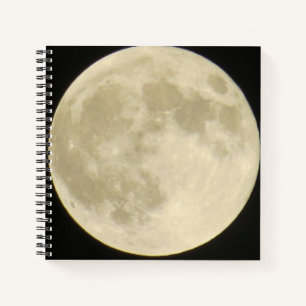 Vollmond-Hardcover-Journal Notizblock