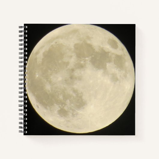 Vollmond-Hardcover-Journal Notizblock (Vorderseite)
