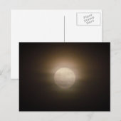 Vollmond Haze Postkarte (Vorne/Hinten)