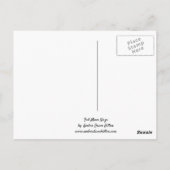 Vollmond Haze Postkarte (Rückseite)