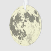 Vollmond helles Supermoon Ornament (Vorderseite)