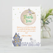 Vollmond-Hexensprechdusche im Haus Dankeskarte (Stehend Vorderseite)