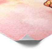 Vollmond im Herbst Feenposter Poster (Ecke)