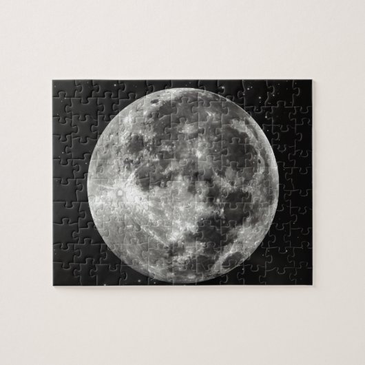 Vollmond im Himmel Puzzle (Horizontal)