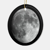 Vollmond Image BnW Ornament (Links)