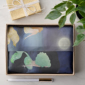 Vollmond in der Lagune von Mermaid Seidenpapier (Geschenk)