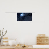 Vollmond in Night Sky, Ohio Poster (Küche)