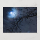 Vollmond in Night Sky, Ohio Postkarte (Vorderseite)