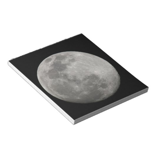 Vollmond in Schwarz und Weiß. Guthaben als: Arthur Notizblock (angewinkelt)