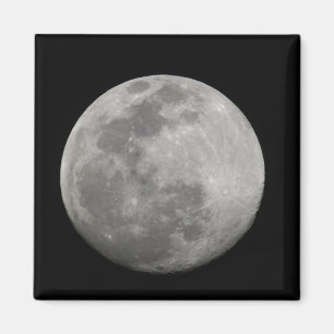 Vollmond in Schwarz und Weiß. Kredit als: Arthur Magnet