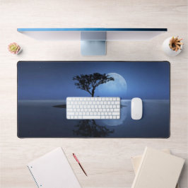 Vollmond-Insel Schreibtischunterlage