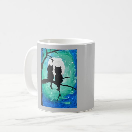Vollmond  kaffeetasse (Vorderseite Links)