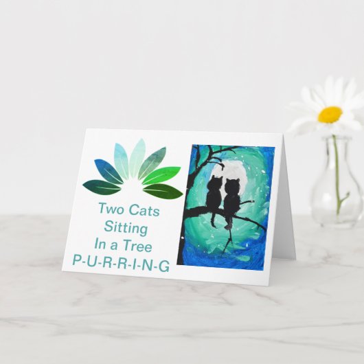 Vollmond Karte (Kleine Pflanze)