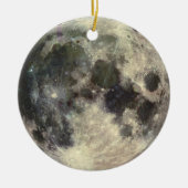Vollmond Keramik Ornament (Vorne)