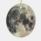 Vollmond Keramik Ornament (Links)