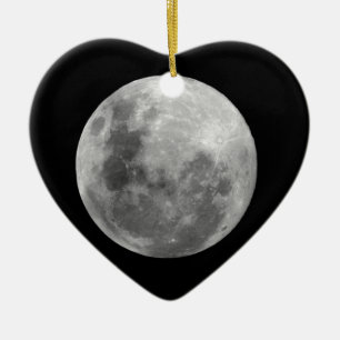 Vollmond Keramikornament
