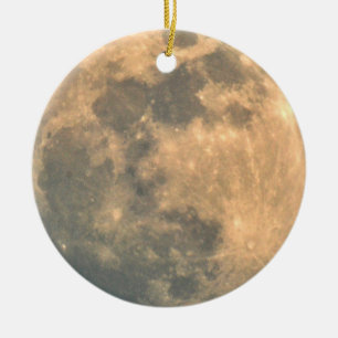 Vollmond Keramikornament