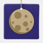 Vollmond Keramikornament (Rückseite)