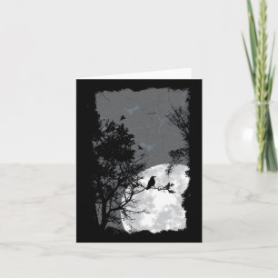 Vollmond Krow Gloomy Forest Kostüm Phantastisch Ha Karte