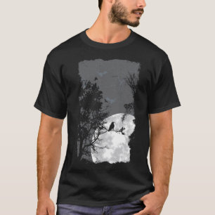 Vollmond Krow Gloomy Forest Kostüm Phantastisch Ha T-Shirt
