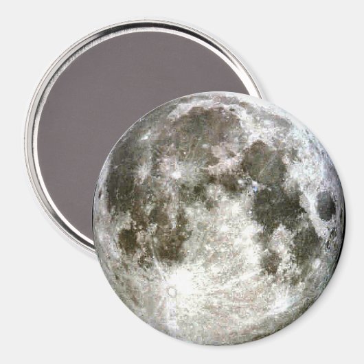Vollmond-Kühlschrank Magnet (Vorderseite/Rückseite)
