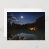 Vollmond | Lake Louise, Kanada Postkarte (Vorne/Hinten)