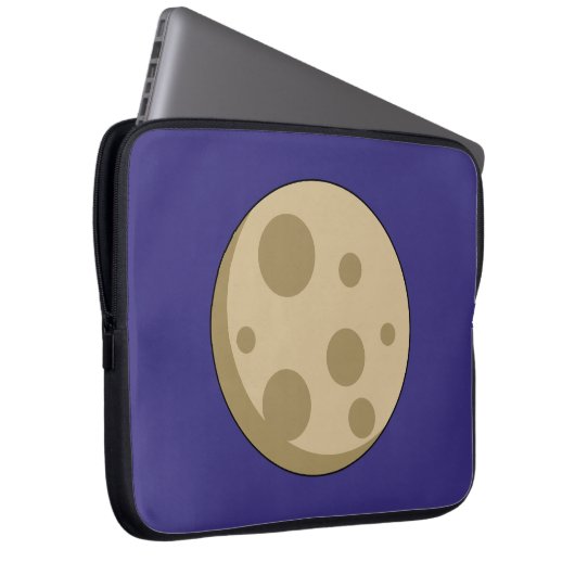 Vollmond Laptopschutzhülle (Vorne Rechts)