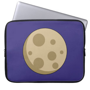Vollmond Laptopschutzhülle