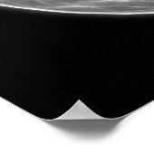 Vollmond Lunar Planet Globe Poster (Ecke)