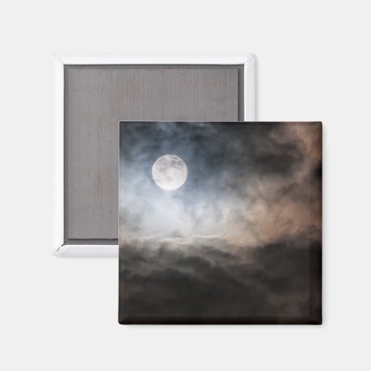 Vollmond Magnet (Vorderseite/Rückseite)