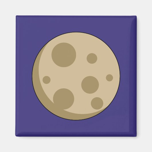 Vollmond Magnet (Vorne)