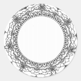 Vollmond Mandala Sticker