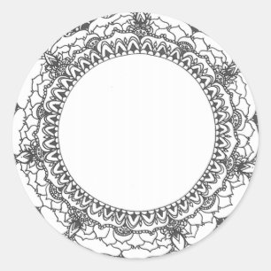 Vollmond Mandala Sticker