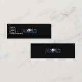 Vollmond Mini Visitenkarte (Vorne/Hinten)