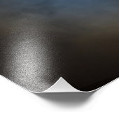 Vollmond mit Blue Halo Fotodruck (Ecke)