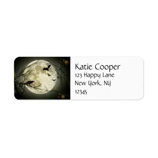 Vollmond mit Fledermäusen und Raven. (Vorne)