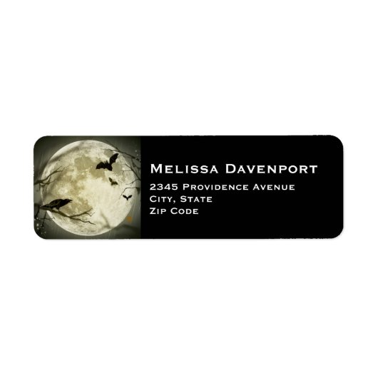 Vollmond mit Fledermäusen und Raven. (Vorne)