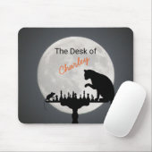 Vollmond mit Maus und Katzenschach Mousepad (Mit Mouse)