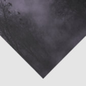 Vollmond mit Ravens Lila Nebelpapier Seidenpapier (Detail)