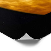 Vollmond Mitternachtposter Poster (Ecke)