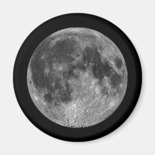 Vollmond-Mondbilder vom Weltraum Magnet