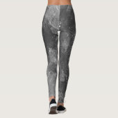 Vollmond-Mondfläche Leggings (Rückseite)