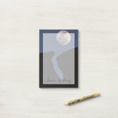 Vollmond | Monumental, Arizona Post-it Klebezettel (Auf Schreibtisch)
