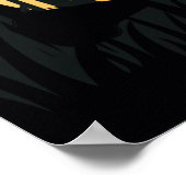 Vollmond-Nacht-Landschaftsposter Poster (Ecke)