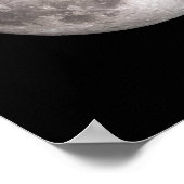 Vollmond-NASA-Bild Poster (Ecke)