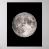 Vollmond-NASA-Bild Poster (Vorne)